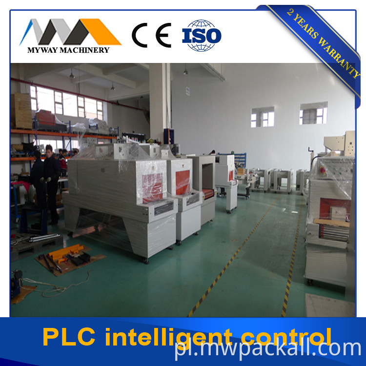 Automatyczne opakowanie tunelowe Owijanie rur Opakowania folii poliolefinowej PVC Cięcie rurki cieplnej Maszyna do pakowania w folię termokurczliwą